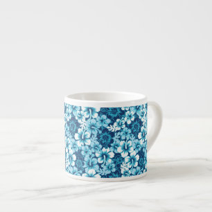 Surf Floral Hibiscus Pattern Espresso Cup