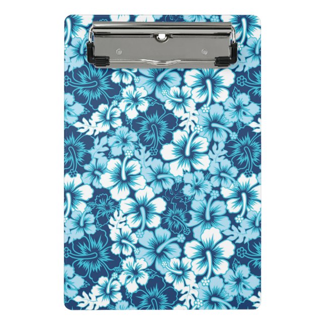 Surf Floral Hibiscus Pattern Mini Clipboard (Front)