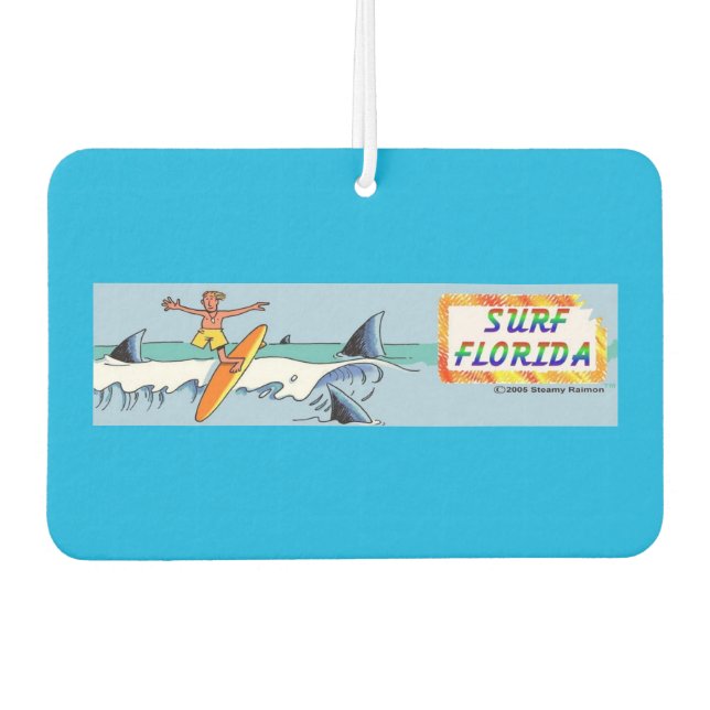 Surf Florida car air freshener (Front)