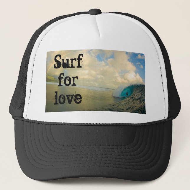 SURF_FOR_LOVE TRUCKER HAT (Front)