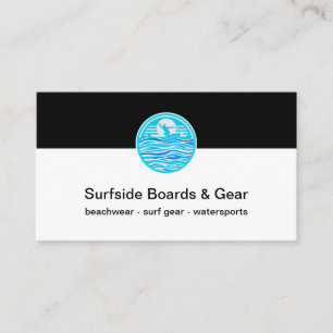 Surf Gear Theme Business Cards