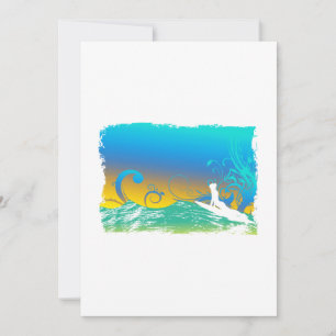 Surf Girl Invitation