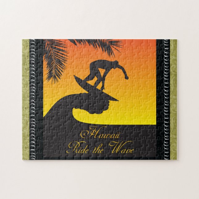 Surf:Hawaii Jigsaw Puzzle (Horizontal)