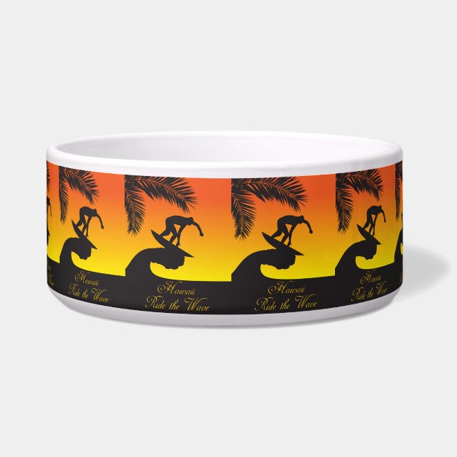 Surf:Hawaii Pet Bowl (Front)