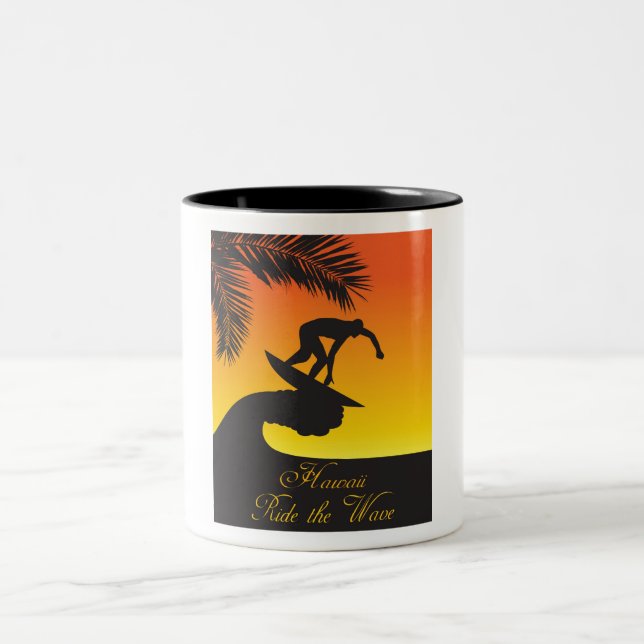 Surf:Hawaii Two-Tone Coffee Mug (Center)