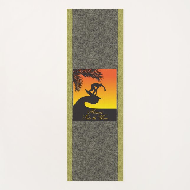 Surf:Hawaii Yoga Mat (Front)