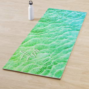 Surf-Inspired Beach Ocean Wave Flow Yoga Mat