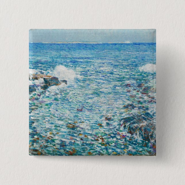 Surf, Isles of Shoals 15 Cm Square Badge (Front)