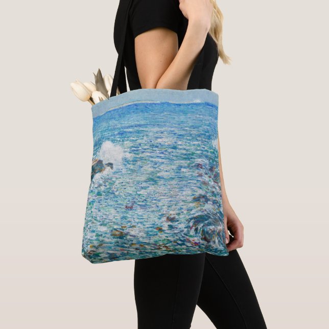 Surf, Isles of Shoals Tote Bag (Close Up)