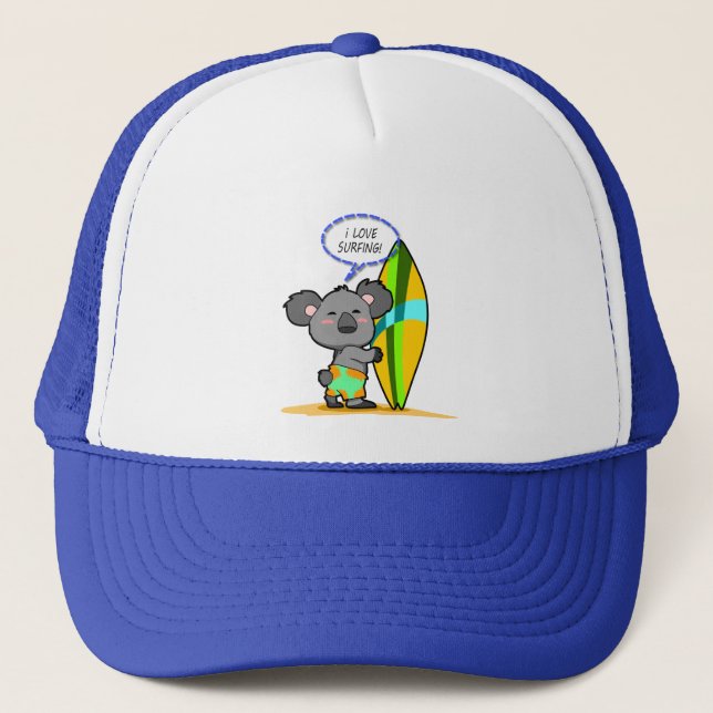 Surf Koala Bear Cap (Front)
