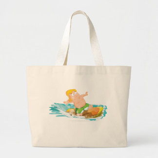 surf large tote bag