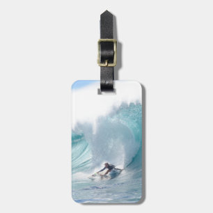 Surf Legend Rochelle Ballard Surfing Hawaiian Wave Luggage Tag