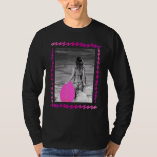 Surf Life Babe 80s Retro Vintage Style Graphics T-Shirt