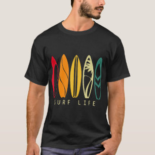 Surf Life Vintage Surfing Retro Surf Board Surfer  T-Shirt