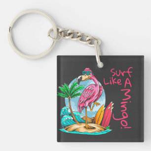 Surf Like a Mingo! Keychain