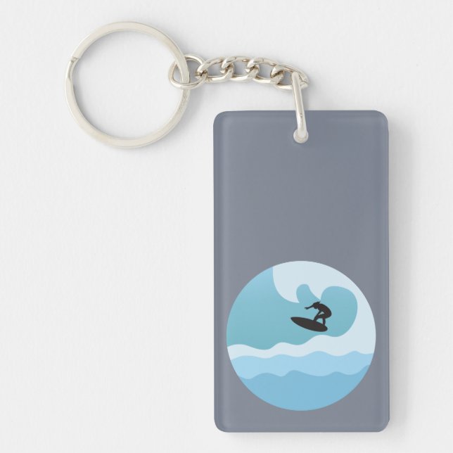 SURF LOVER KEY RING (Front)