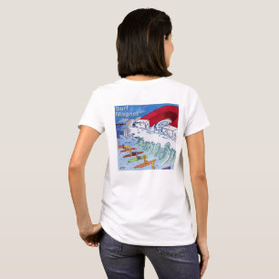 Surf Magnet women white T-shirt back