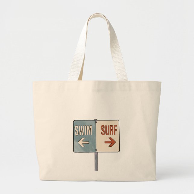 Surf Malibu Tote Bag  (Front)