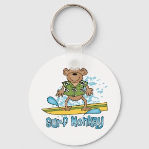 Surf Monkey Key Ring