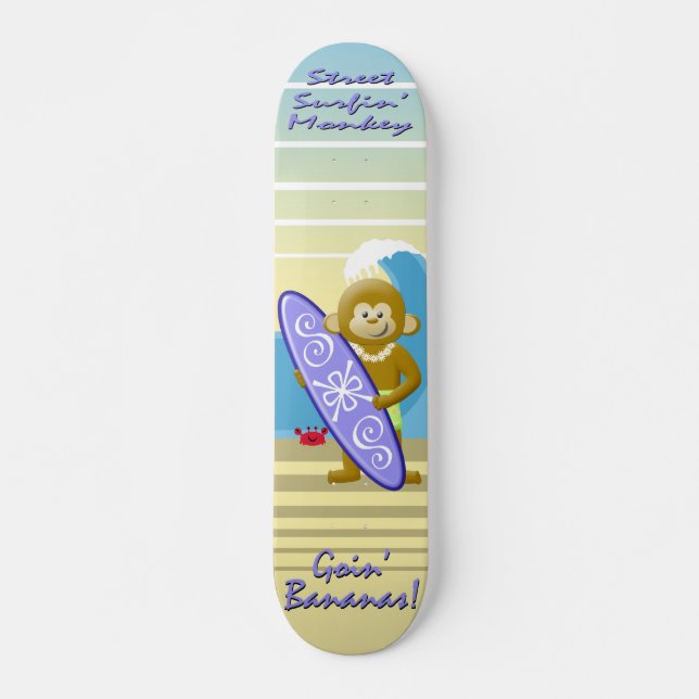 Surf Monkey Skateboard (Front)
