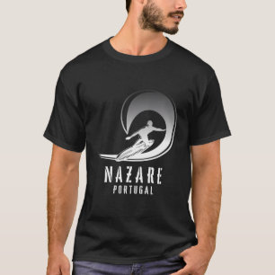 Surf Nazare Surfing Nazare In Portugal Pipe Surfer T-Shirt