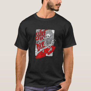Surf Or Die Goth Satanic Gothic Tarot Occult Witch T-Shirt