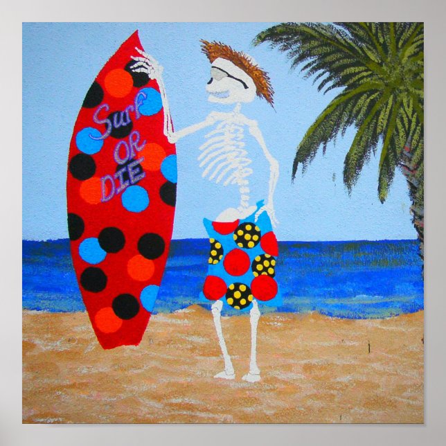 Surf or die poster (Front)