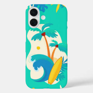 Surf & Palm iPhone 16 Case