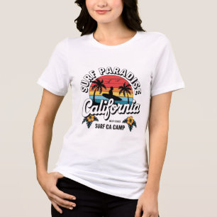 Surf Paradise California Unisex Softstyle Tri-Blend Shirt