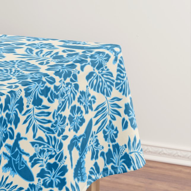 Surf Pareau Hawaiian Hibiscus Surfing Tablecloth (In Situ)