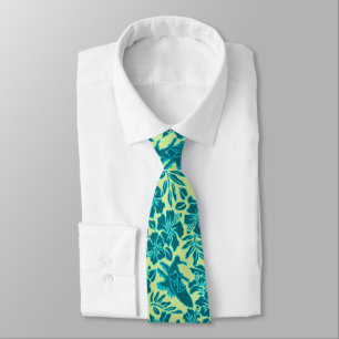 Surf Pareau Hawaiian Hibiscus Two-sided Printed Tie