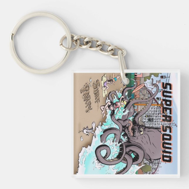 Surf Party keychain (Front)