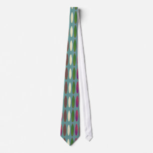 surf pattern . boards tie