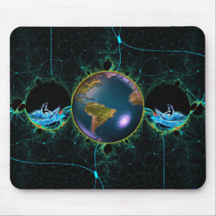 Surf Planet Mouse Mat