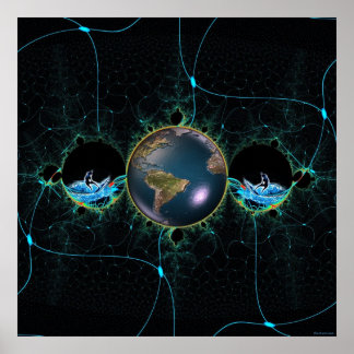 Surf Planet Poster