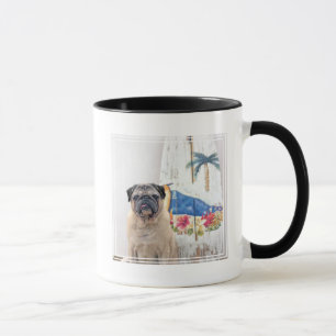 Surf Pug Mug