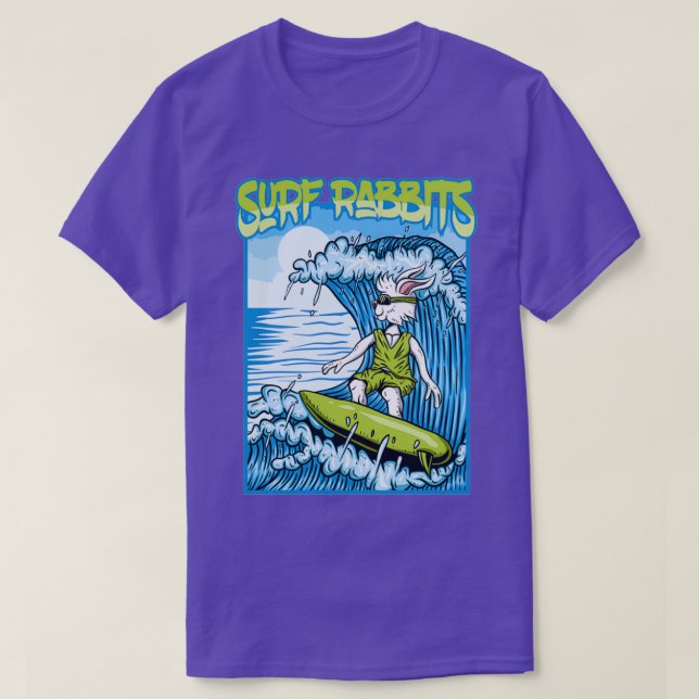Surf Rabbits T-Shirt (Design Front)