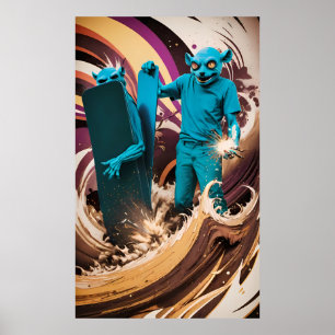 Surf Rats Crash Their Own Wild Wave Party Poster