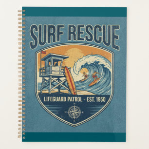 Surf Rescue Lifeguard Patrol Est 1950 Planner