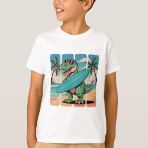 Surf Rex – Dino on the Waves T-Shirt