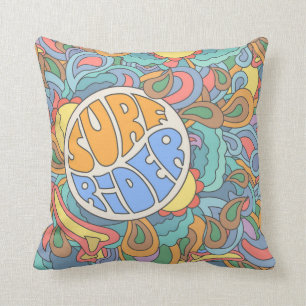 Surf Rider Pattern Cushion