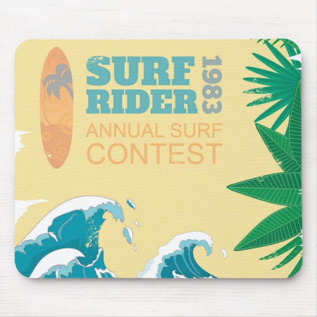 Surf Rider Surf Contest |1983 Mouse Mat (Front)