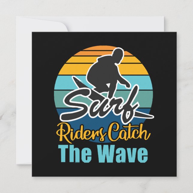 Surf Riders Catch the Waves (Front)