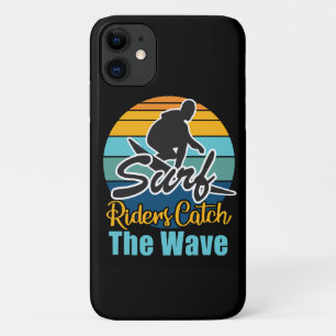 Surf Riders Catch the Waves iPhone 11 Case
