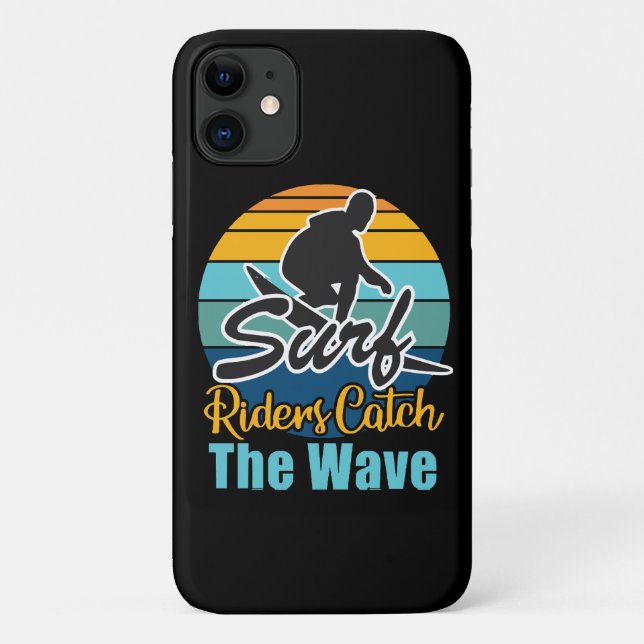 Surf Riders Catch the Waves Case-Mate iPhone Case (Back)