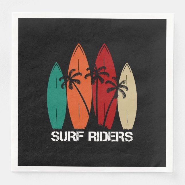 Surf Riders Napkin (Front)
