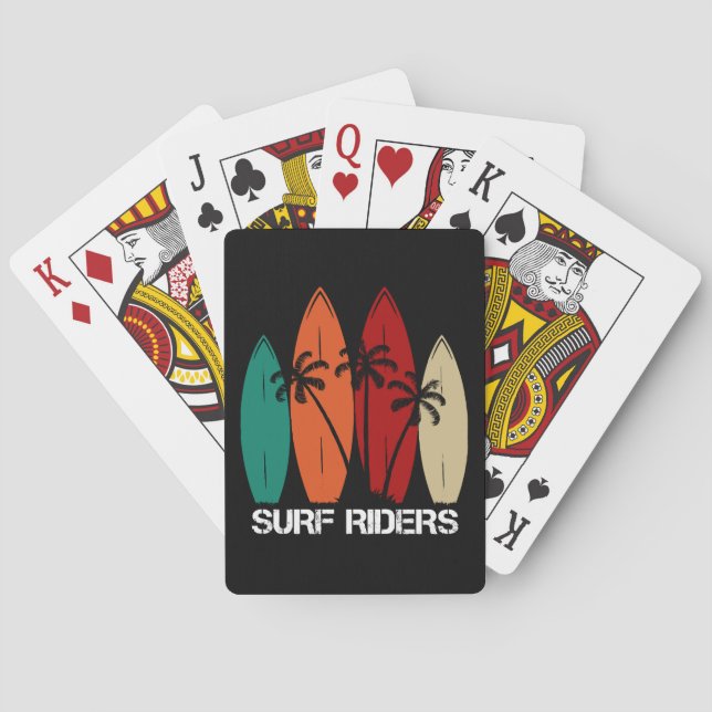 Surf Riders Playing Cards (Back)