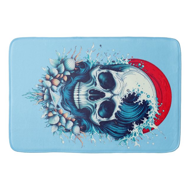 Surf’s Last Ride Bath Mat (Front)