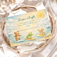 Surf’s Up Baby Shower Diapper Raffle