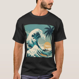 Surf’s Up Retro Wave Design Classic California  T-Shirt